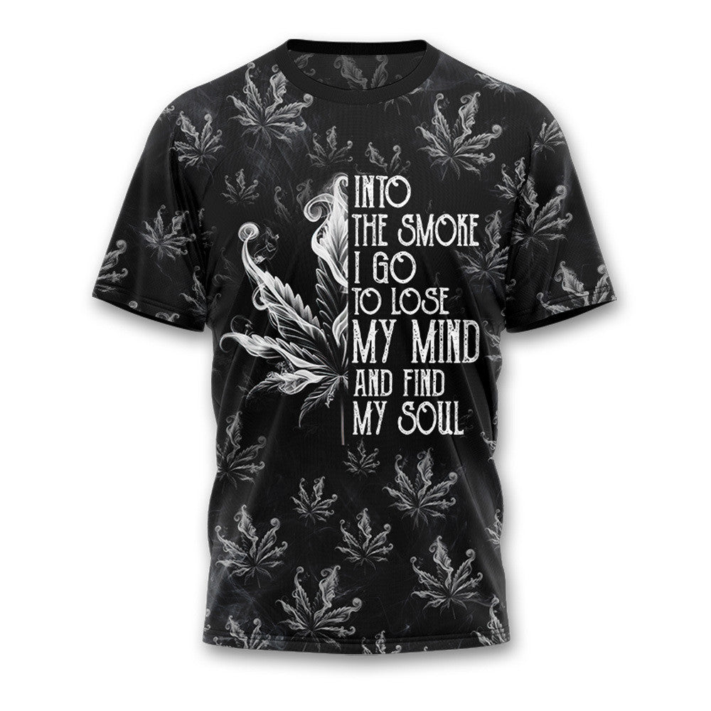 Into The Smoke I Go T-shirt And Pants Set
