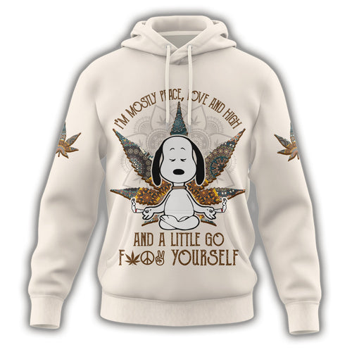 SNP Peace Love And High AOP Hoodie