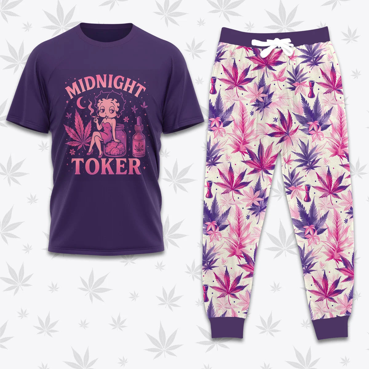 BB Midnight Toker SM048 T-shirt And Pants Set