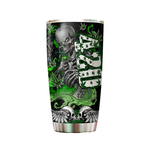 Skull Cannabis 420 Tumbler