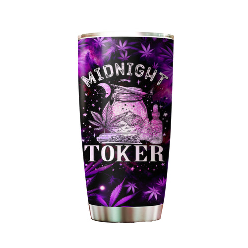 Midnight Toker Purple Galaxy Tumbler