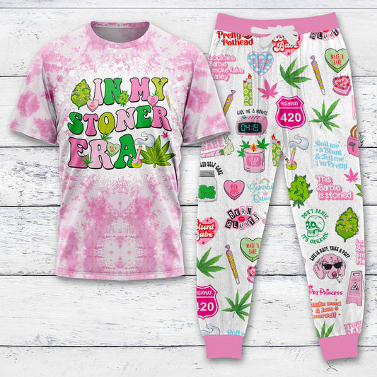 In My Stoner Era T-shirt And Pants Set