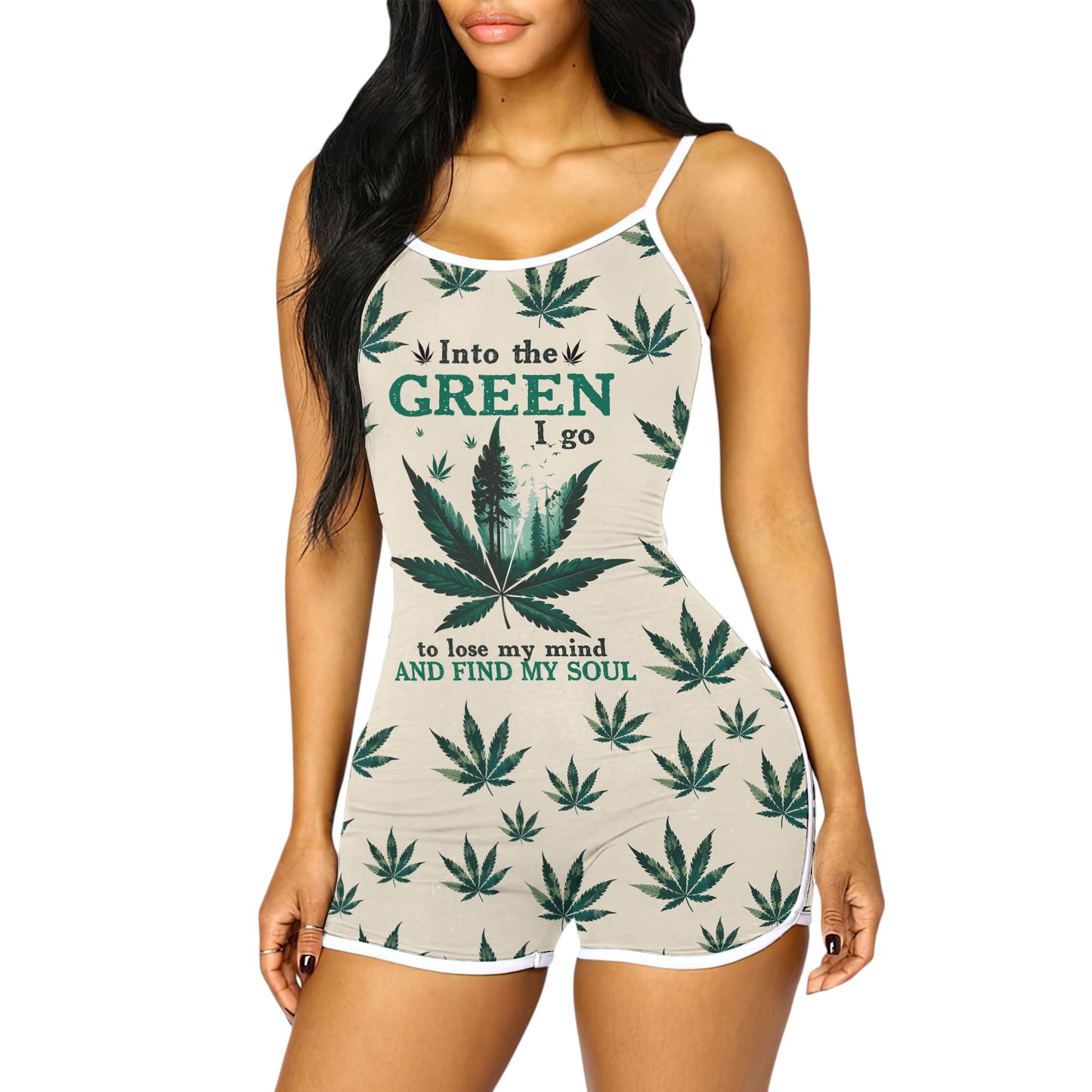 Into The Green I Go Rompers